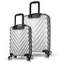 Zoozie Bags Juego de Maletas de 2 Piezas Gris